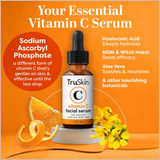 Vitamin C Face Serum with Hyaluronic Acid & Vitamin E – Brightening & Anti-Aging
