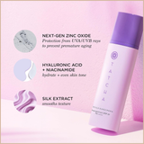 The Silk Sunscreen SPF 50 Weightless Mineral Sunscreen