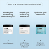 Smooth-Glow Multi-Tasking Face Moisturizer with Glycolic & Hyaluronic Acid