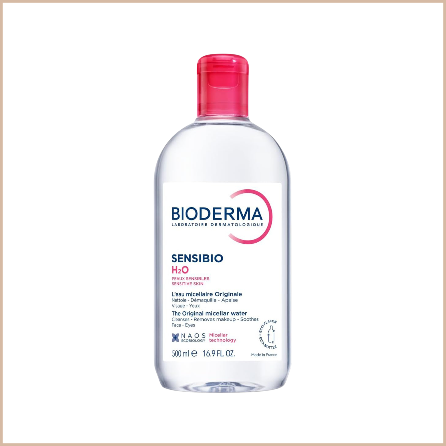 Bioderma Sensibio H2O – Micellar Water Cleanser for Sensitive Skin