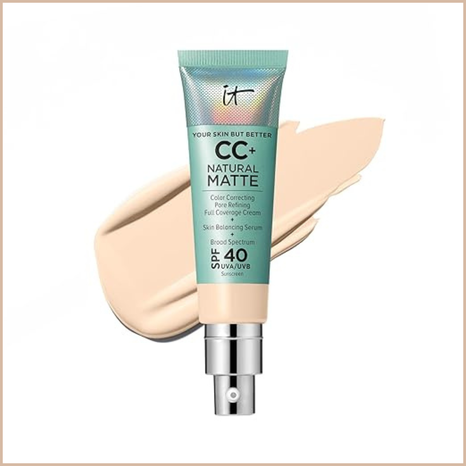 CC+ Cream Natural Matte Foundation with SPF 40